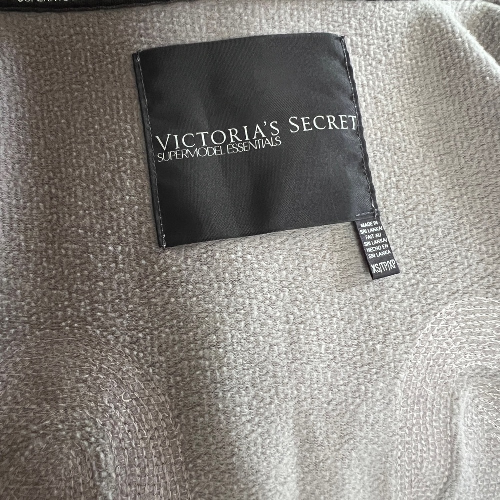 Lavender Grey Victoria's Secret Angel hoodie with sequin wings - Picture 7 of 11